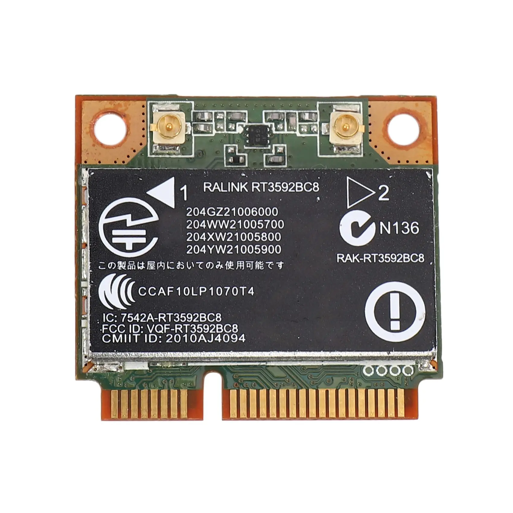 

RT3592BC8, Двухдиапазонная беспроводная карта 300M и Bluetooth 4530, для HP 4330S 4430S 4230S SPS: 630813-001
