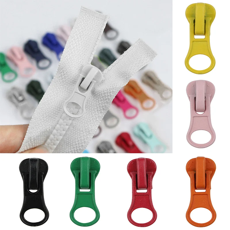 Quilt Resin Zipper Pull Zipper Head Replacement 5# Slider 10pcs Bags Clothes Repair Tailor Accessories