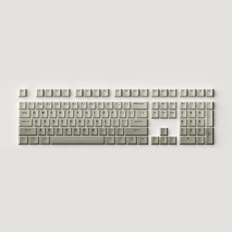 Akko Quente Frio Cinza Conjunto 132-chave Cereja Perfil Keycaps Conjunto Pbt Double-shot Full Keycaps Conjunto para Teclado Mecânico mx - Imagem 5
