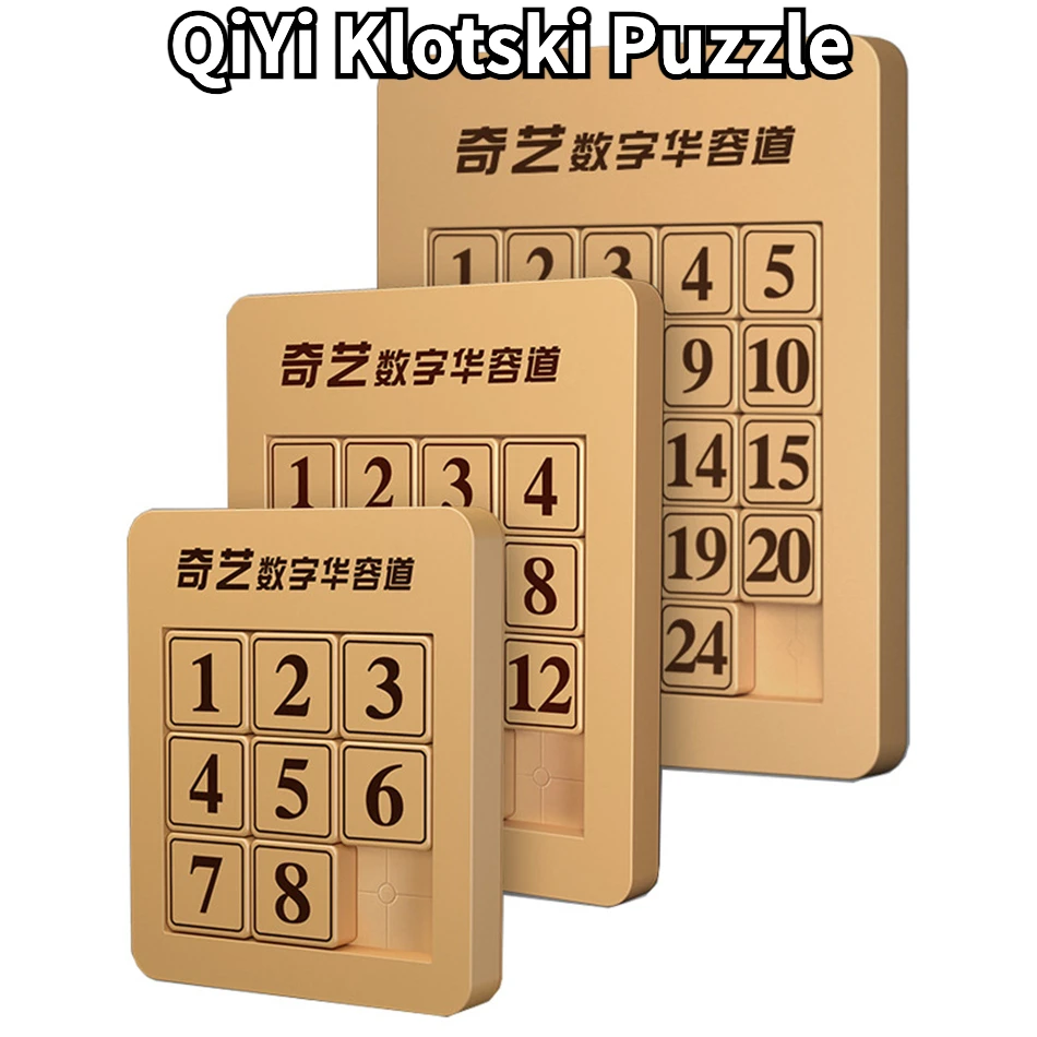 

[Funcube] QiYi Klotski Puzzle 3x3x3 4x4x4 5x5x5 Magic Cube Magnetic Klotski Number Sliding Klotski Magic Educational Game Toys