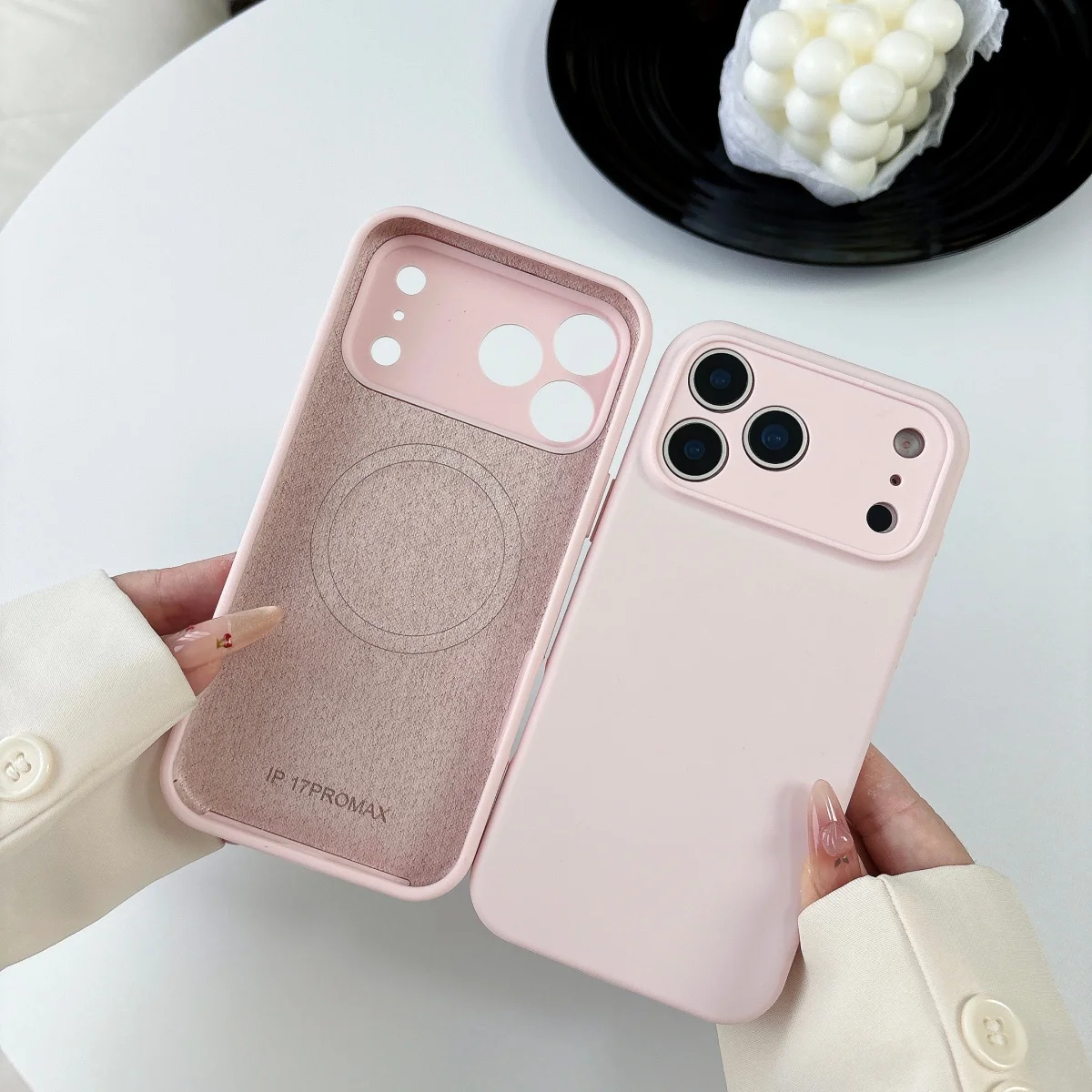 ตัวเลือกสินค้า เคสซิลิโคนเหลวสำหรับ iPhone 17-12 Pro Max พร้อมชาร์จ Magsafe