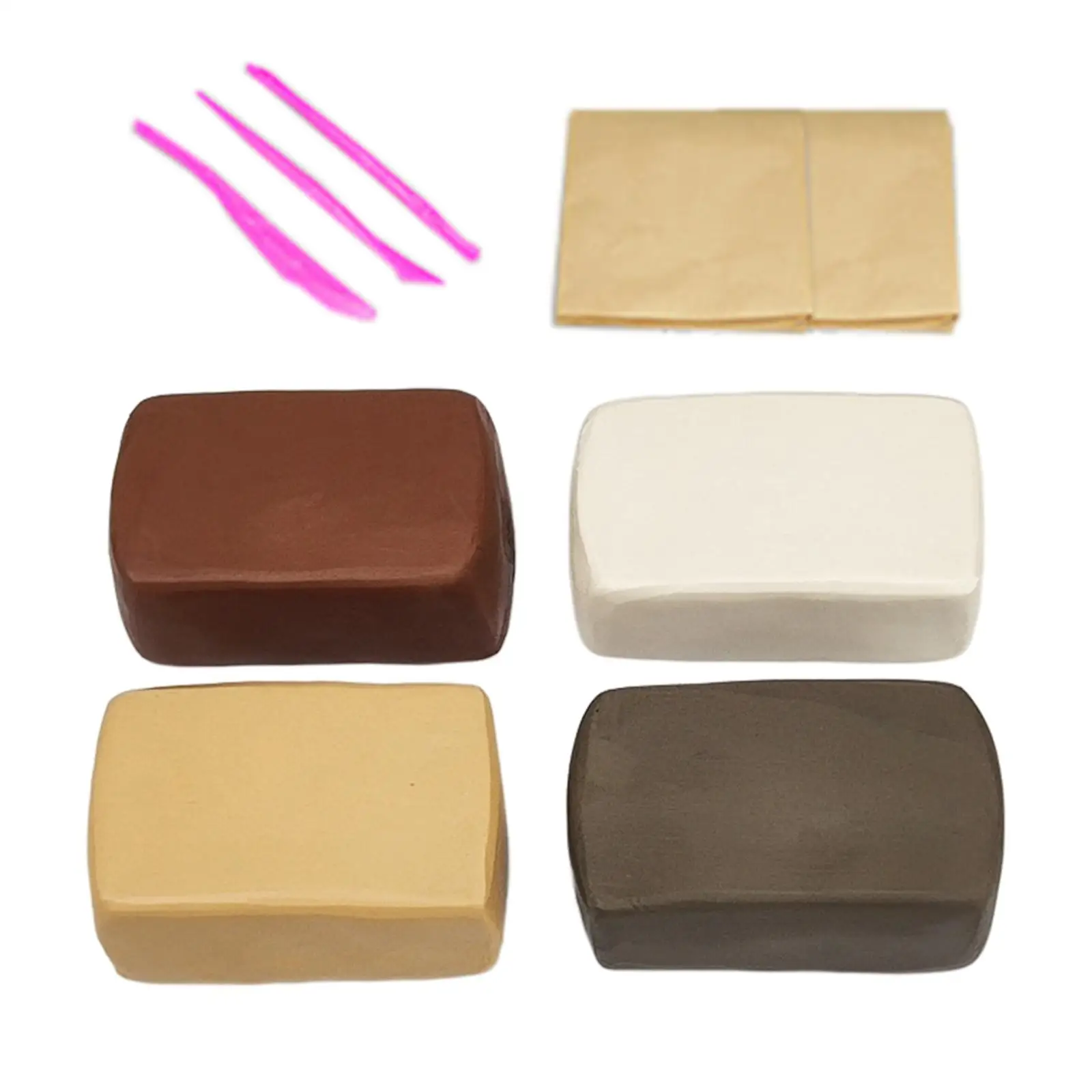 Pottery Clay Crafting Clay Tools Throwing Polymer Air Hardening for Beginners Artists School Projects DIY Crafts