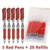 Red-5Pens-20Refill