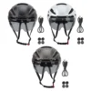CJD XXL Adult Helmet Bike Helmet with USB Rechargeable Rear Light Detachable Magnetic Goggles for Men Women Cycling 2