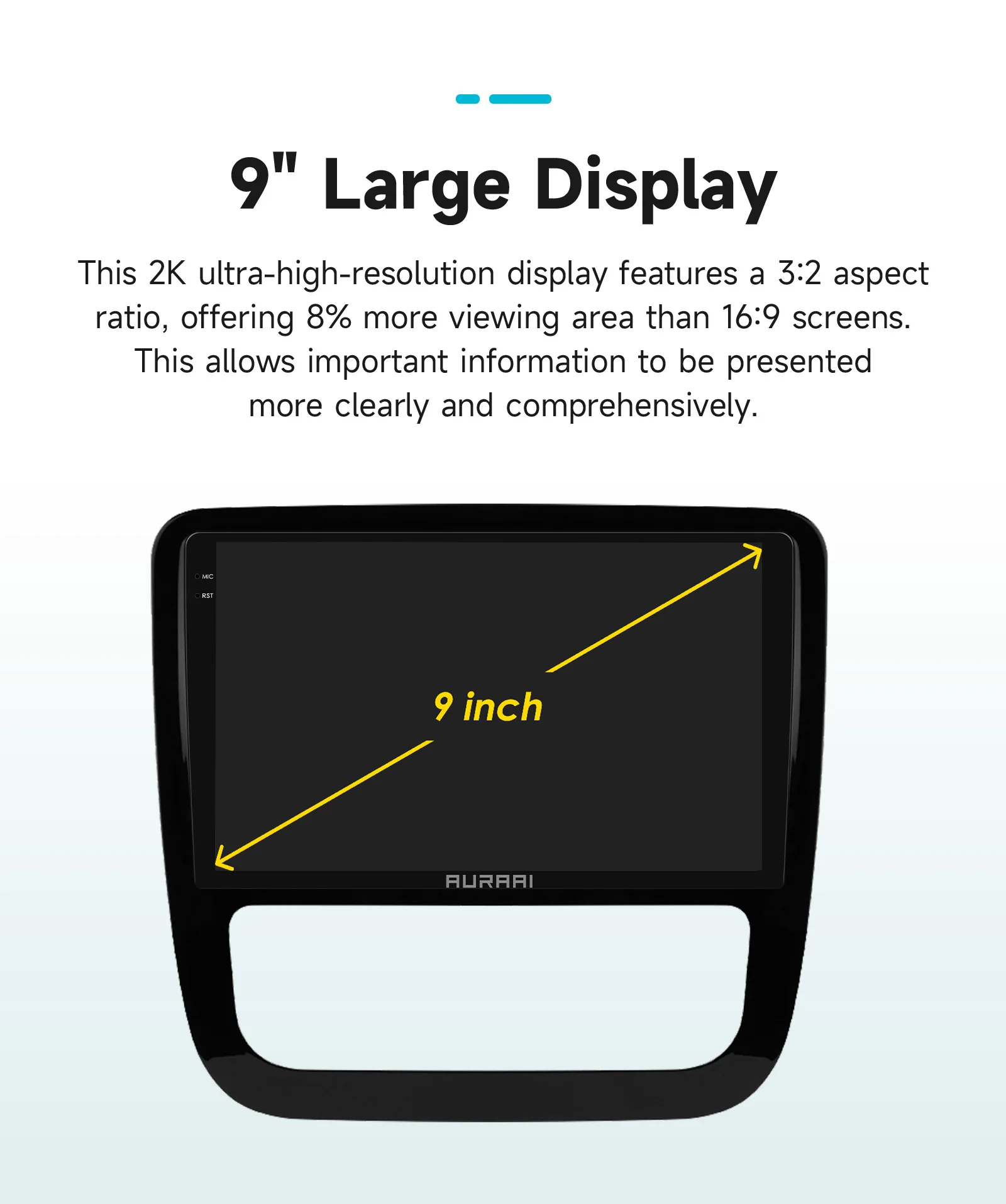 AURAAI 2K Auto-Intelligent-Bildschirm für VW Volkswagen Scirocco 2008-2013 Carplay Android Auto Radio GPS ADAS 360 Kamera Multimedia – Detail 33