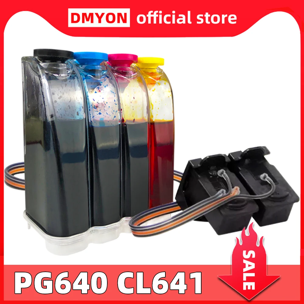 Dmyon Compatible For Canon Pg640 Cl641 Ciss Bulk Ink Cartridge For