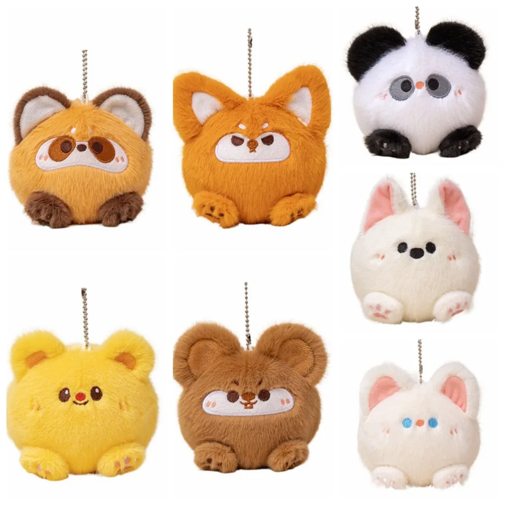 Animal Butter Bear Animal Keychain Panda Raccoon Animal Pendant 12cm Cute Puppy Keyring Bag Pendant