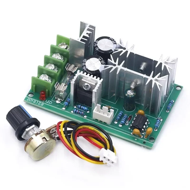 High-Power PWM Motor Speed Controller - 20A Current Regulator, DC10-60V