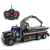 RC Truck 1:48 Remote Control Engineering Rescue Vehicle Trailer 2.4GHz Radio Controlled Cars Toys for Boys Kids Children's Gifts 1