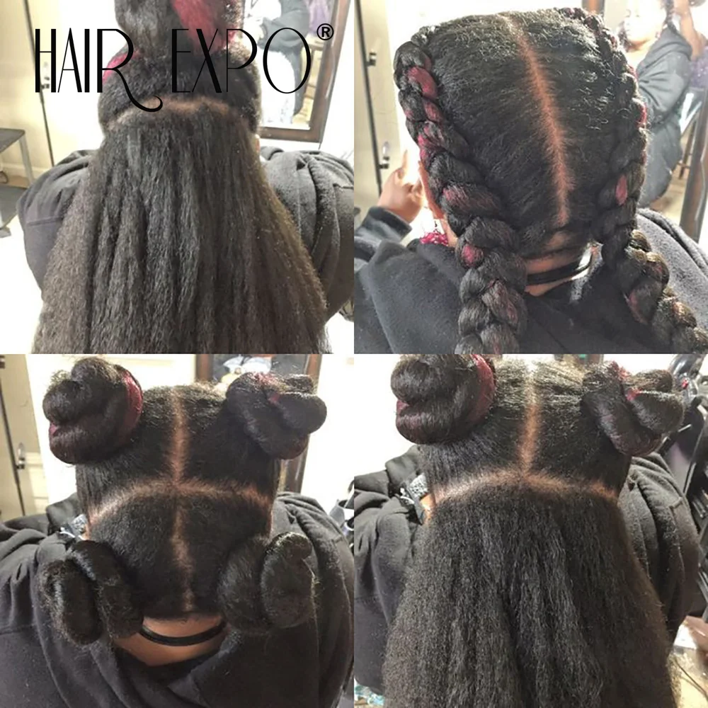 16Inch Vixen Crochet Bulk Hair Synthetic Jumbo Braids Fluffy Yaki Straight Crochet Hair Afro Kinky Curly Braiding Hair Extension 2