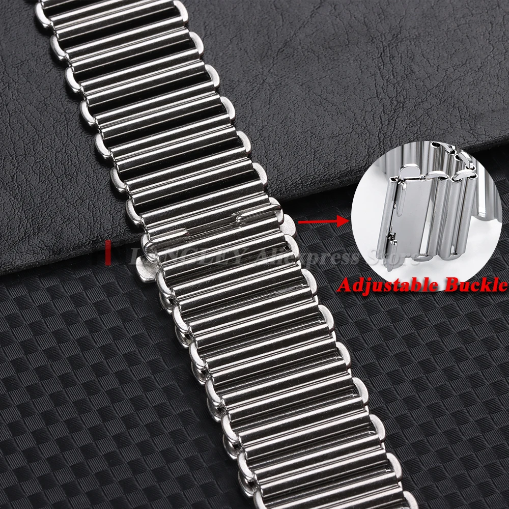 Premium 316L Stainless Steel Bonklip Watch Bracelet - Quick Release in Silver & Black