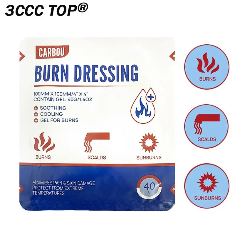 10Cm X 10Cm Burn Dressing Pronto Soccorso Burncare Bendaggio Gel Idrogel Sterile Trauma Dressing Guarigione Avanzata Per La Cura Delle Ferite