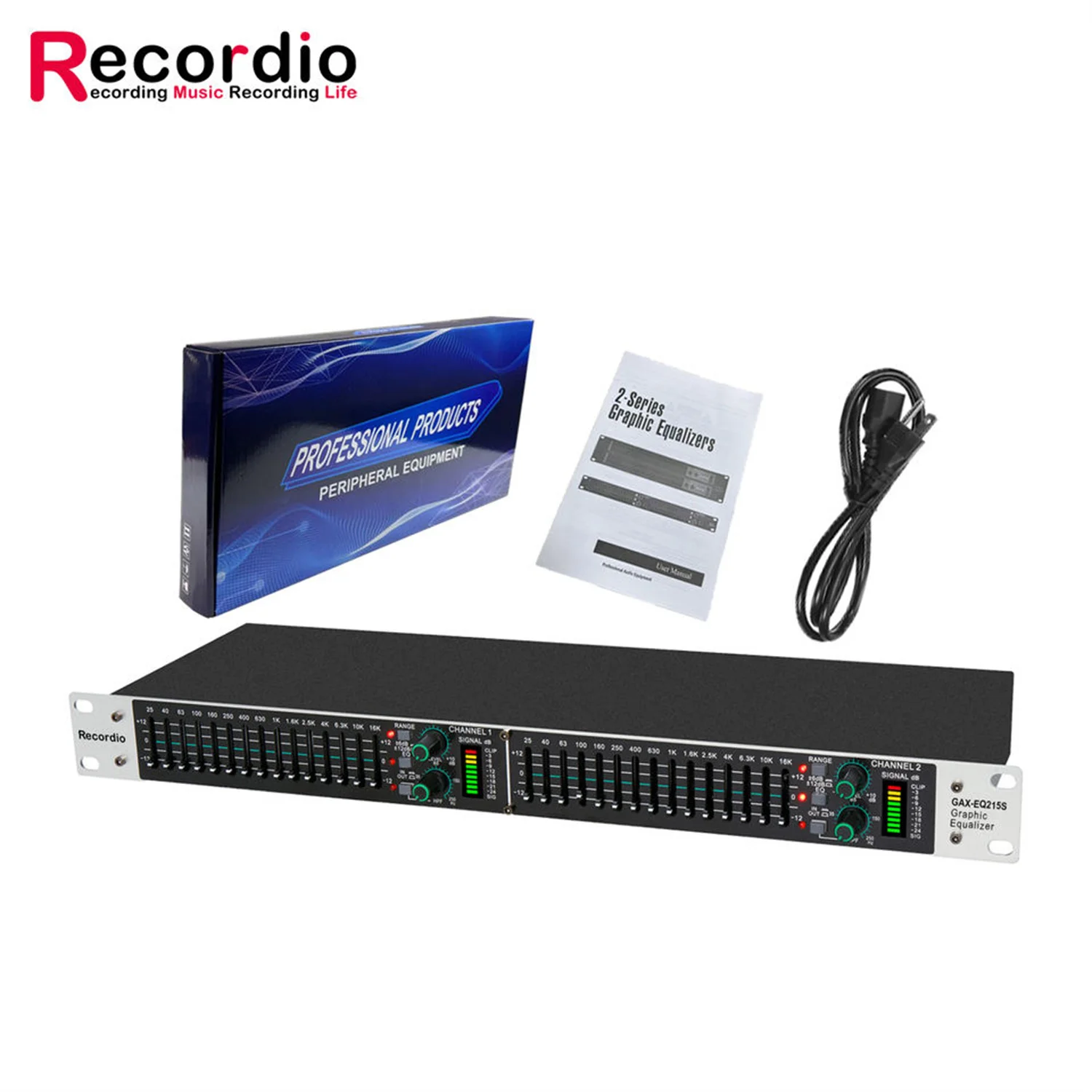 Equalizador Gráfico do Poder Processador de Som Audio de Digitas Gx-eq215s Ativo Equilibrado Dual 15 Band o Mais Novo o - Image 6