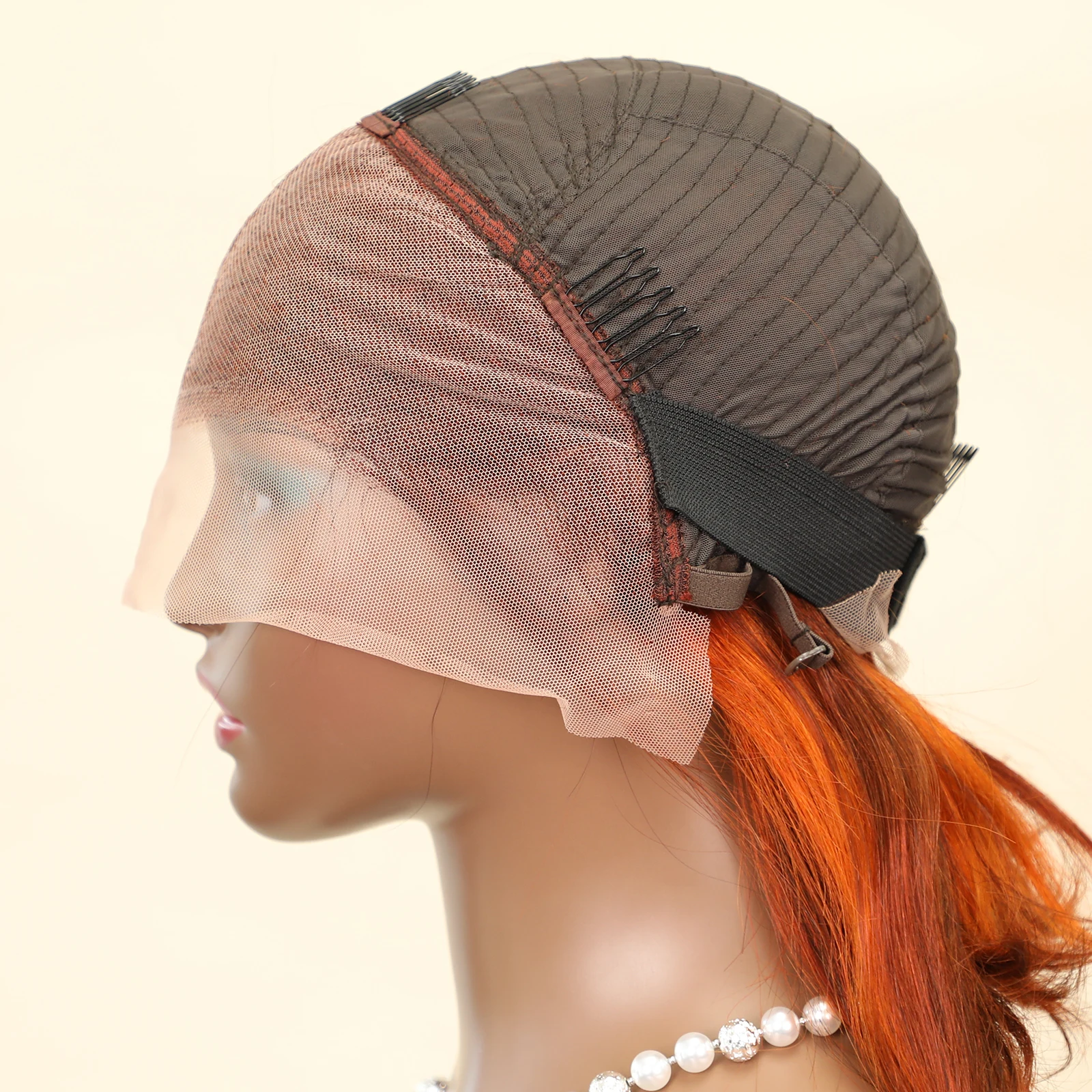 Wig styling example