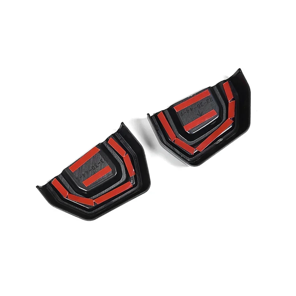 Car accessories For Chery Jetour Traveller T2 -2025 Off-Road ABS Trailer Cover Hook Carbon Pattern Trailer Hook Sticker Modified Exterior