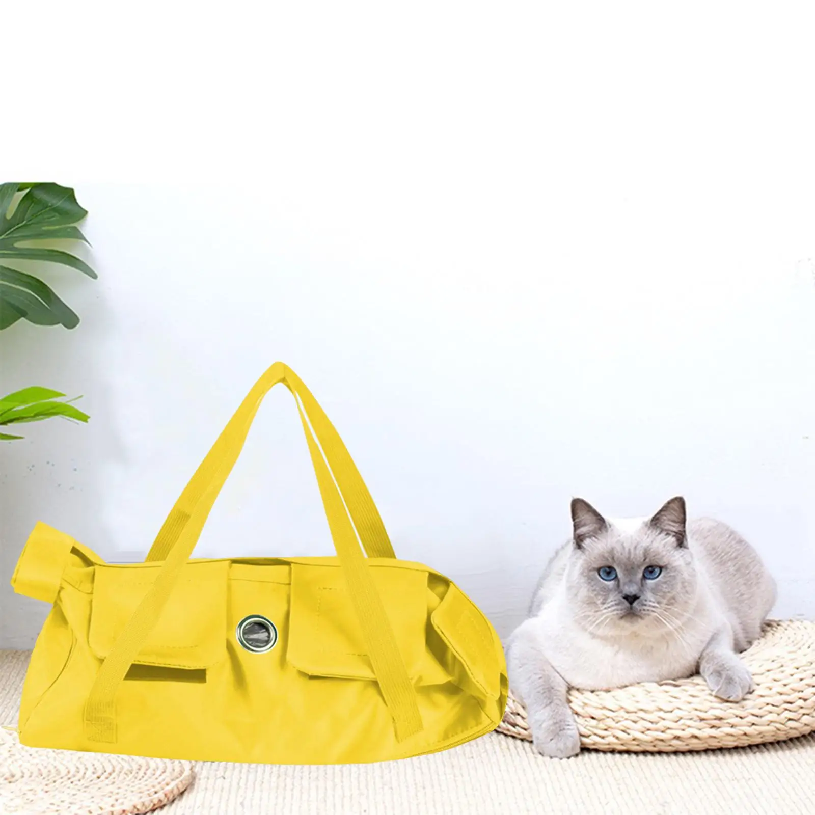 Cat Grooming Bag Anti Scratch Breathable Adjustable Trimming Restraint Bag Pet Beauty Hammock Hanging Pet Supplies images - 6