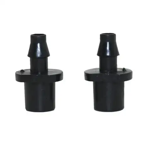 

40 Pcs 6mm Female to 1/4 Inch Single Barb Straight Connector Garden Irrigation Mist Nozzle connector for 4/7mm Hose