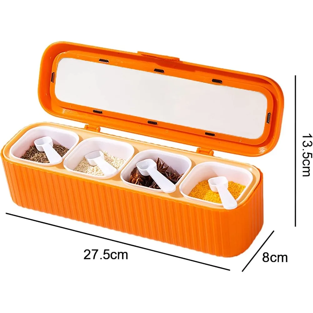 Thickened new seasoning box set home combination seasoning box seasoning bottle seasoning multifunctional storage box.Seasoning