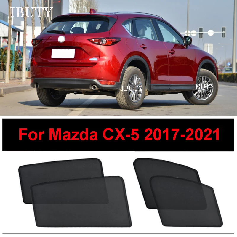 Für Mazda CX5 CX-5 2017 2018 2019 2020 2021 Magnetische Auto-sonnenschutz  Visier Mesh Vorhänge Seite Fenster Sonnenschutz UV wärme Sonnenschutzdach