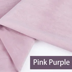 Velvet Fabric - 14 Vibrant Colors for DIY Sewing, Home Textiles, and Decor (Pink Purple)