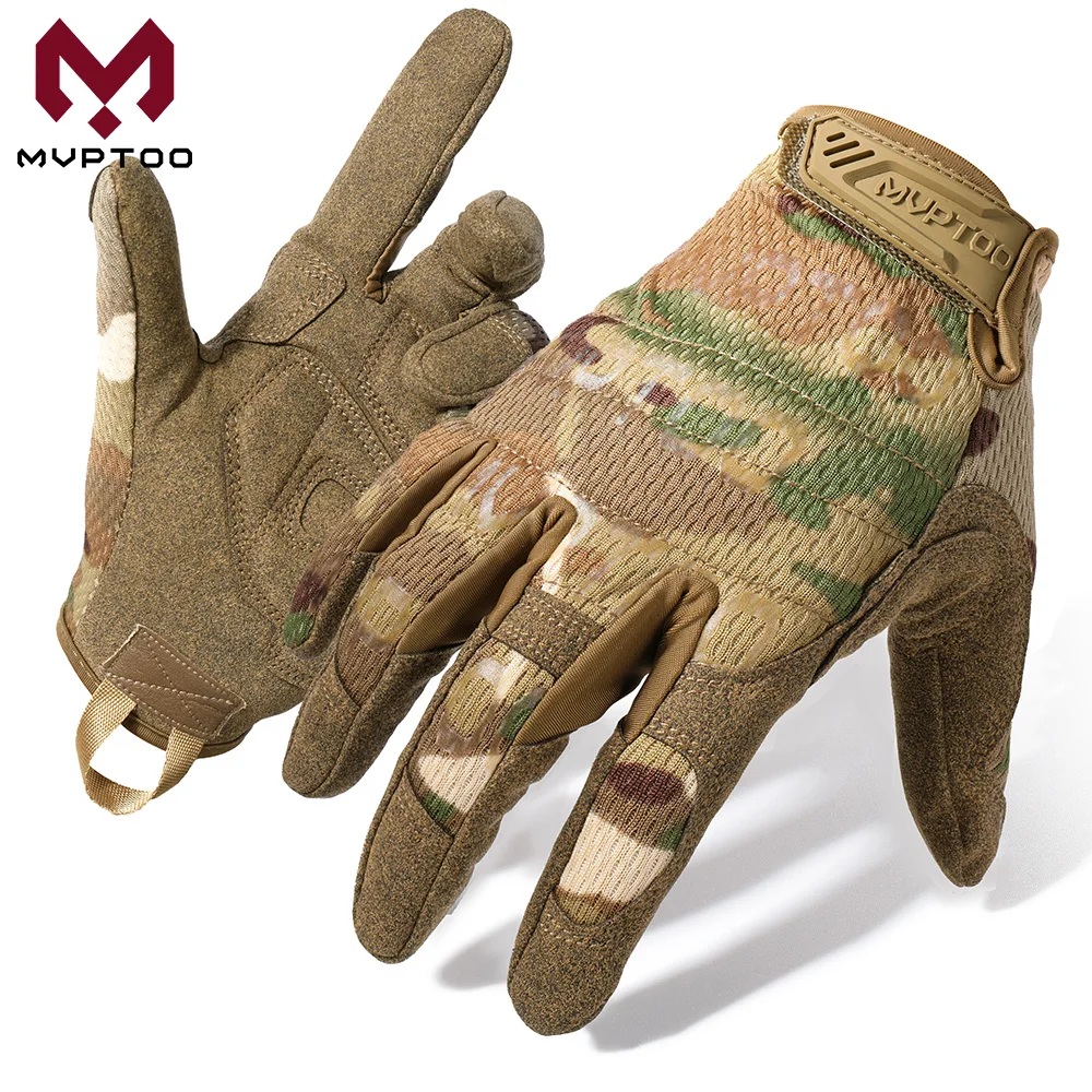 Tactical Shock-Proof Camouflage Touchscreen Gloves