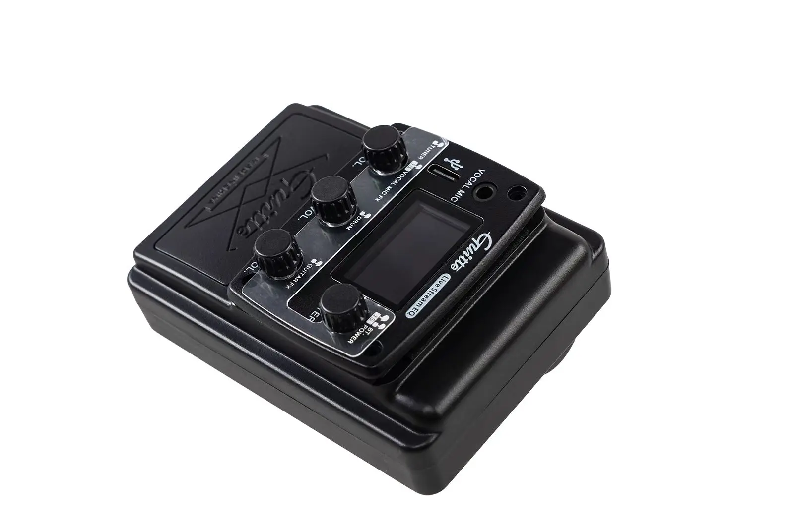 Guitto GGP-05 acoustic guitar multifunctional vibration pickup for live streaming JOYO digital live stream EQ with microphone