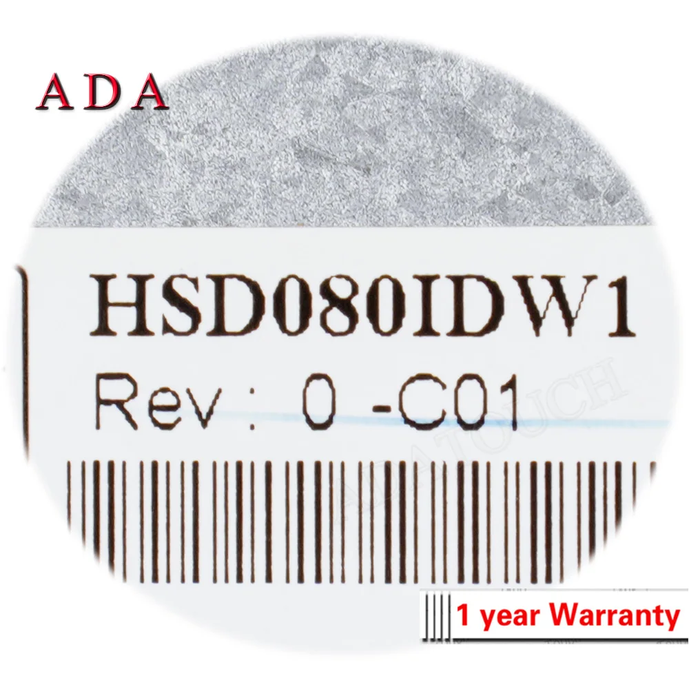 HannStar HSD080IDW1-C01 HSD080IDW1-C00 LCD ÷ г, ǰ  