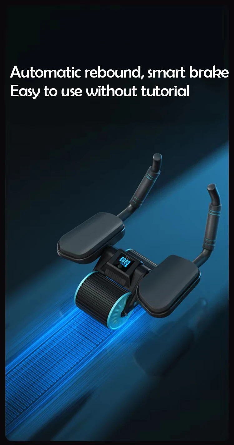 Ab Roller Wheel for Abdominal Fitness Rebound Ab Abdominal Wheel with Smart Counting Exercise Roller for Ab Workout 11 Ab Roller Wheel for Abdominal Fitness Rebound Ab Abdominal Wheel with Smart Counting Exercise Roller for Ab Workout 5