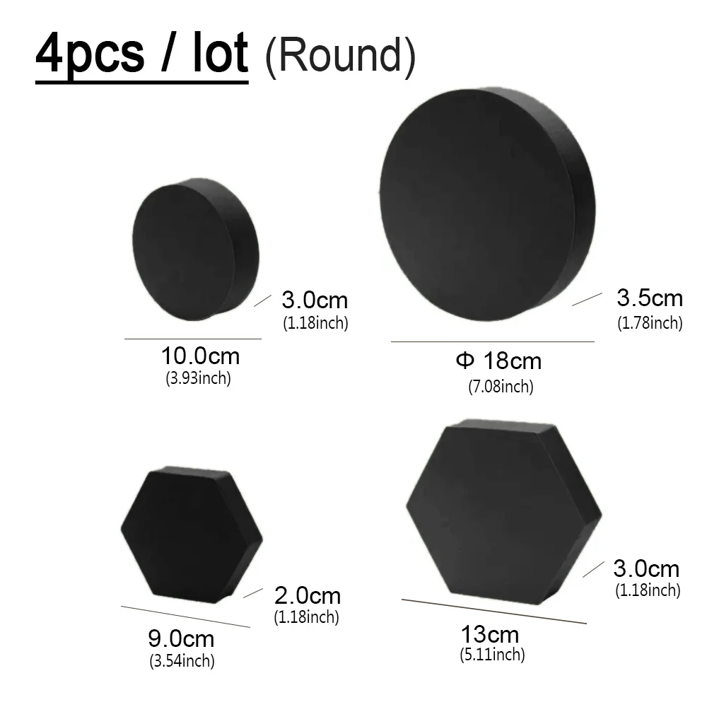4 pcs Black set R