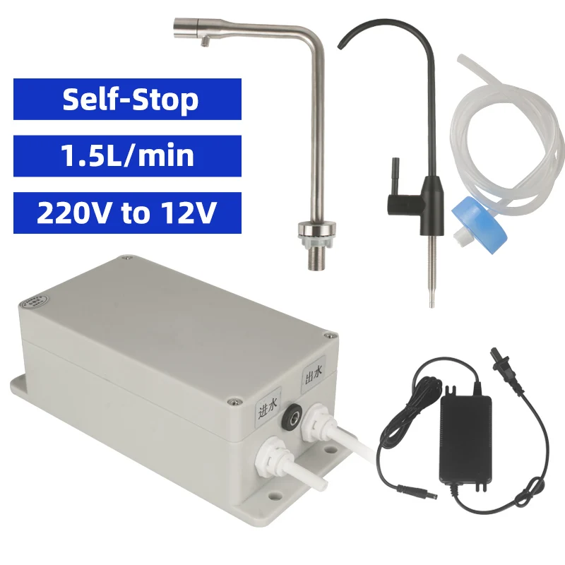 12V Electric Water Suction Pump – For Caravan, Motorhome, Boat, Kitchen (1.5L/min)