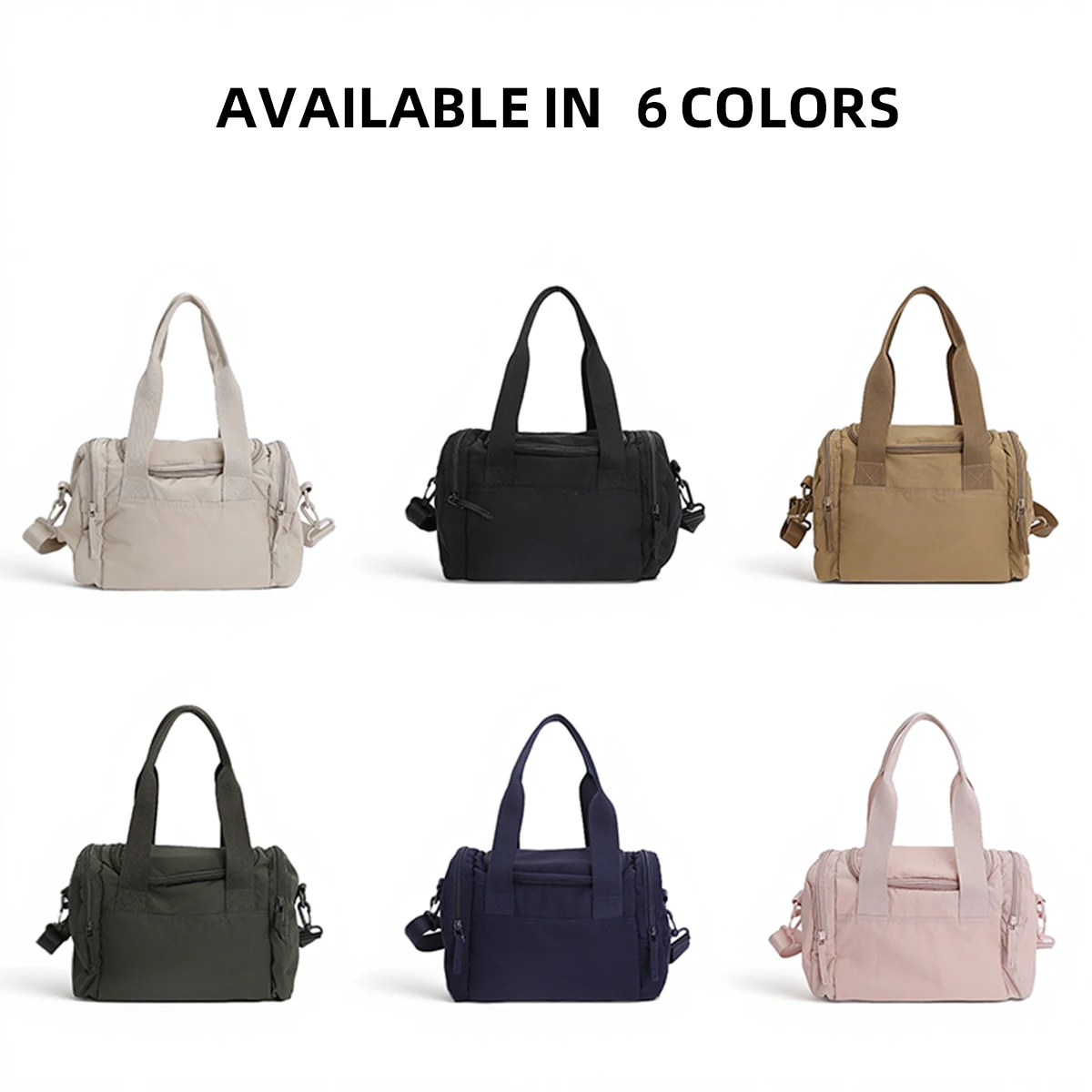 Yoga Bag, Women's Small Bag, Travel Bag, Lightweight Portable Crossbody Sports Fitness Bag, Short-Distance Travel Storage Luggage Bag, Men's Hiking and Shopping Bag