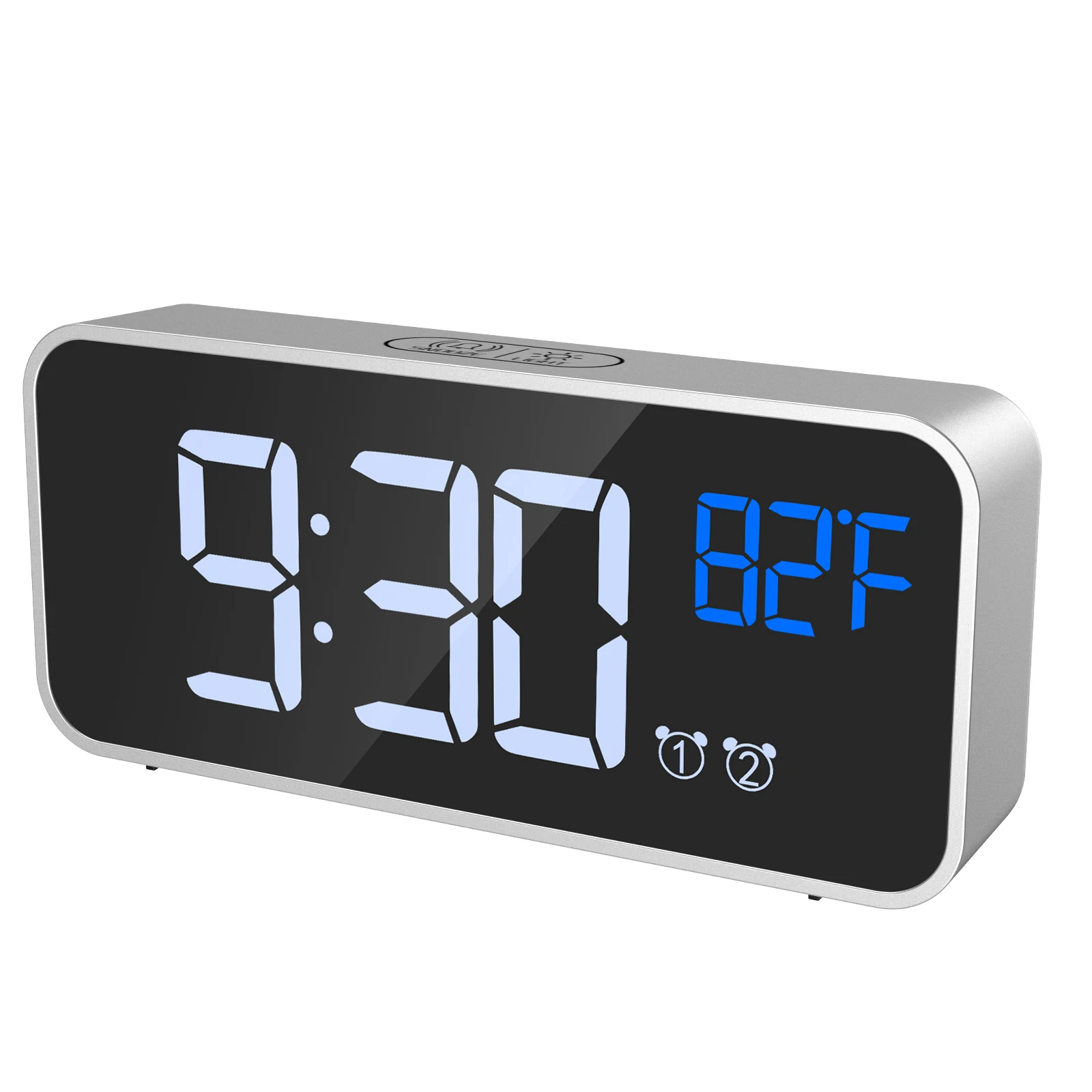 ORIA Alarm Clock Digital LED Music Alarm Clock with Snooze