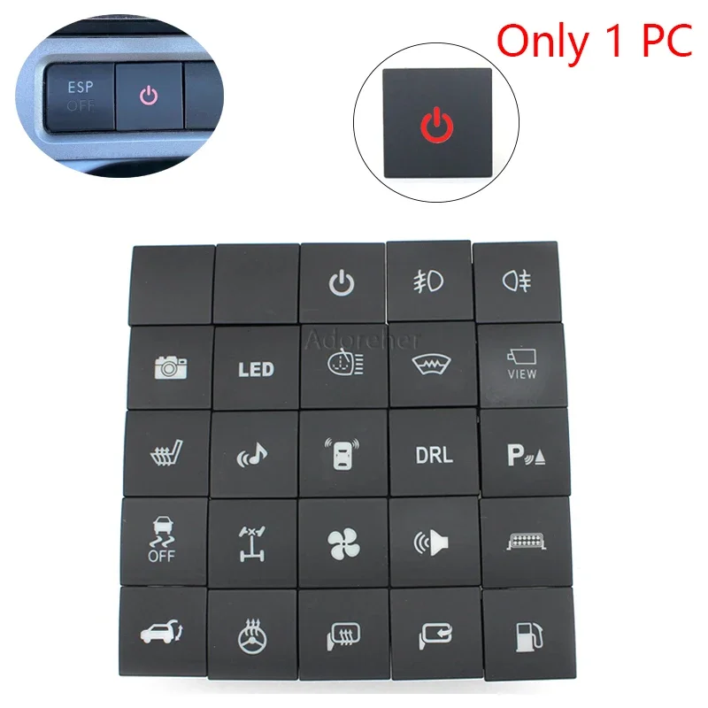 Enhanced Car LED Light with Radar Battery Switch Button