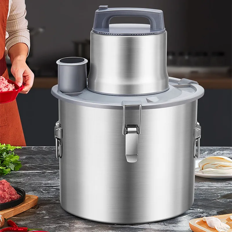 220V Commercial Electric Meat Grinder Machine 16L/20L Available Stainless Steel Food Meat Vegetables Stuffing Grinding Machine 5