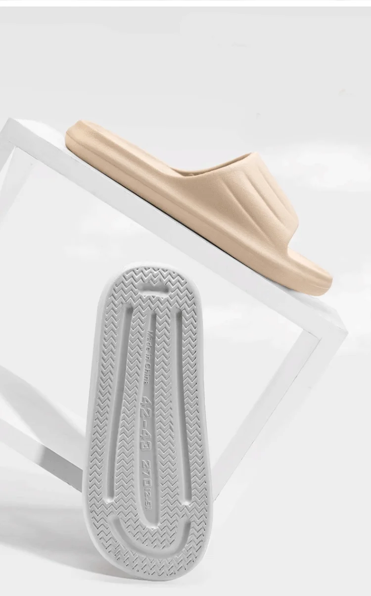 Women's Thick Platform Bathroom Flip Flops Shoes