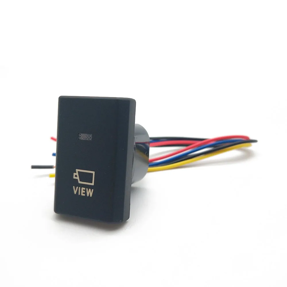 Blue LED Light Bar Switch Button with Radar and Camera Controls