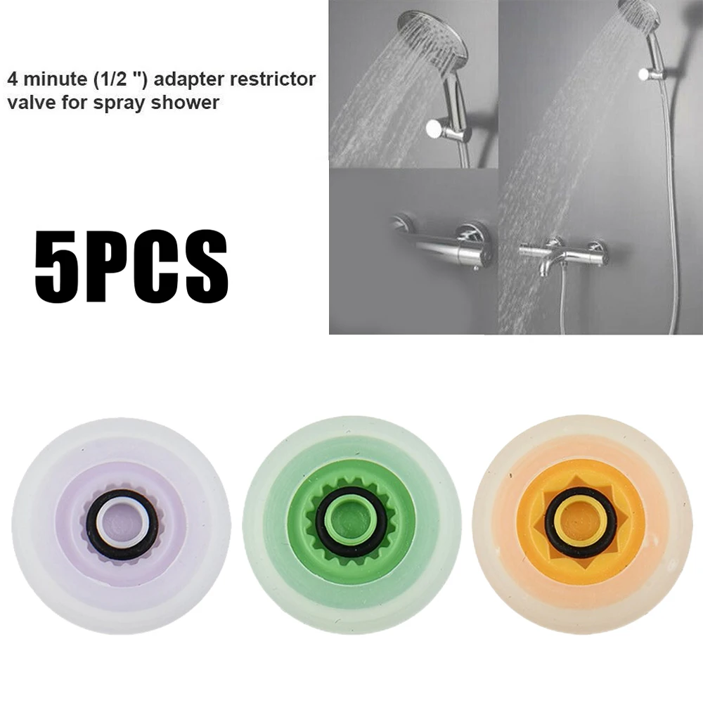 5PCS Shower Hose Flow Regulator Restrictor 4/6/7L Shower Nozzle Faucet Hose Water-saving Energy-saving Controller Reducer