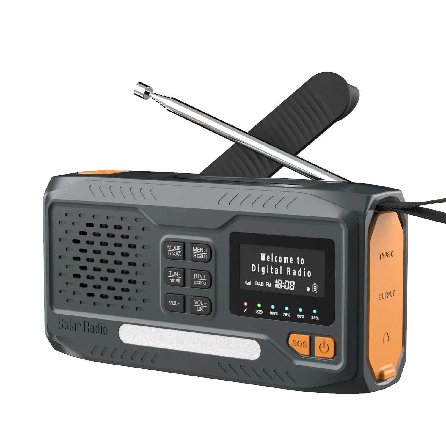 dab-fm-bluetooth-radio-portable-solar-radio-receiver-emergency-radio-hand-crank-dynamo-outdoor-radio-with-led-flashlight-sos