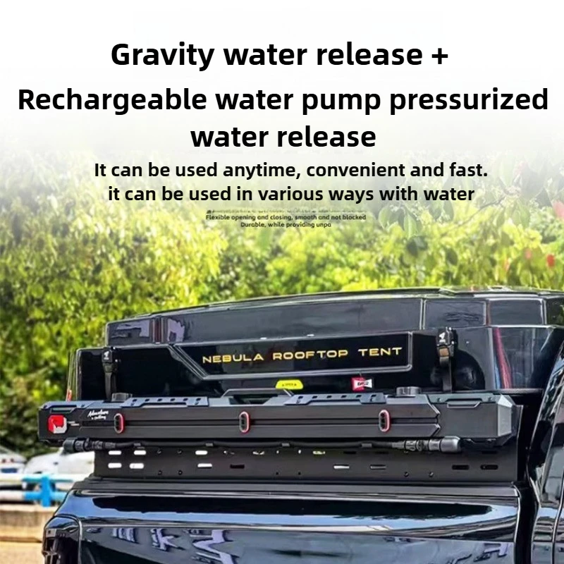 Roof water storage compartment Water Demon side tank Off-road camping Self-driving shower