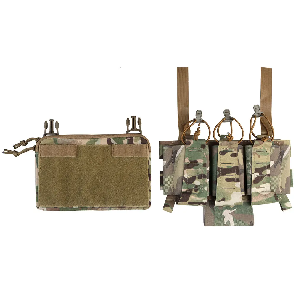 OPHIDIANTAC 5,56 Elastische Triple MAG Pouch Release Schnalle Weste Zubehör Mag Pouch Stand Panel Laser Schneiden Jagd – Detail 9