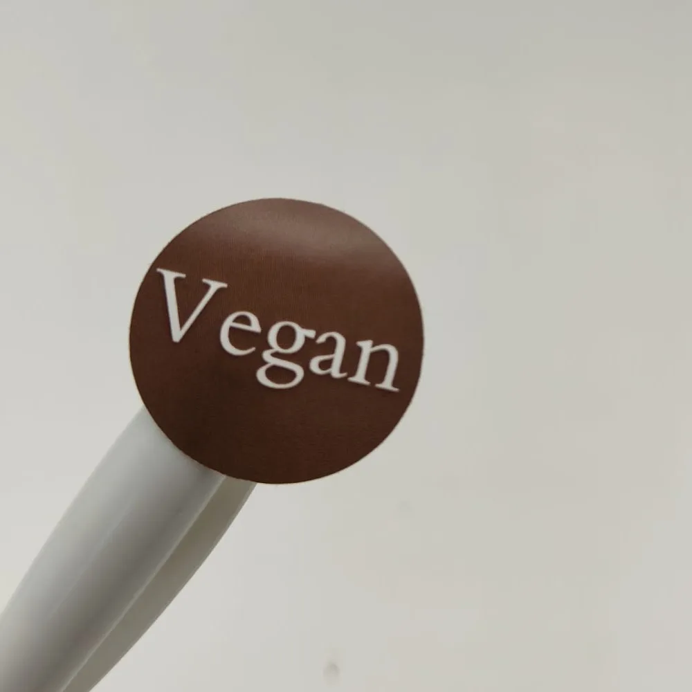 Vegan Food Rotation Stickers1Inch Round Dots Self Adhesive Labels 500Pcs
