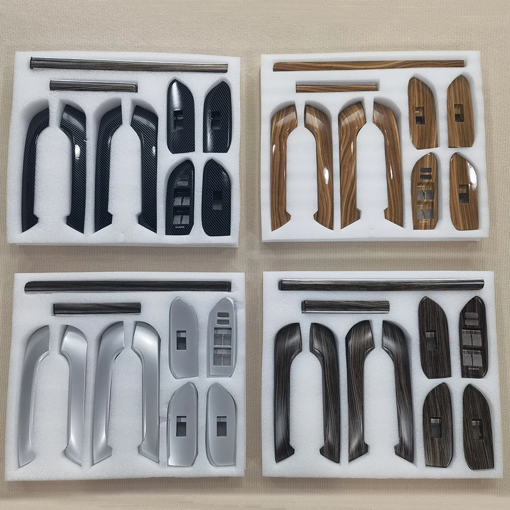 

Car Interior Door Handle Cover Switch Trims decoration kit replacement For Toyota Land Cruiser PRADO 150 FJ150 2010-2018 2019