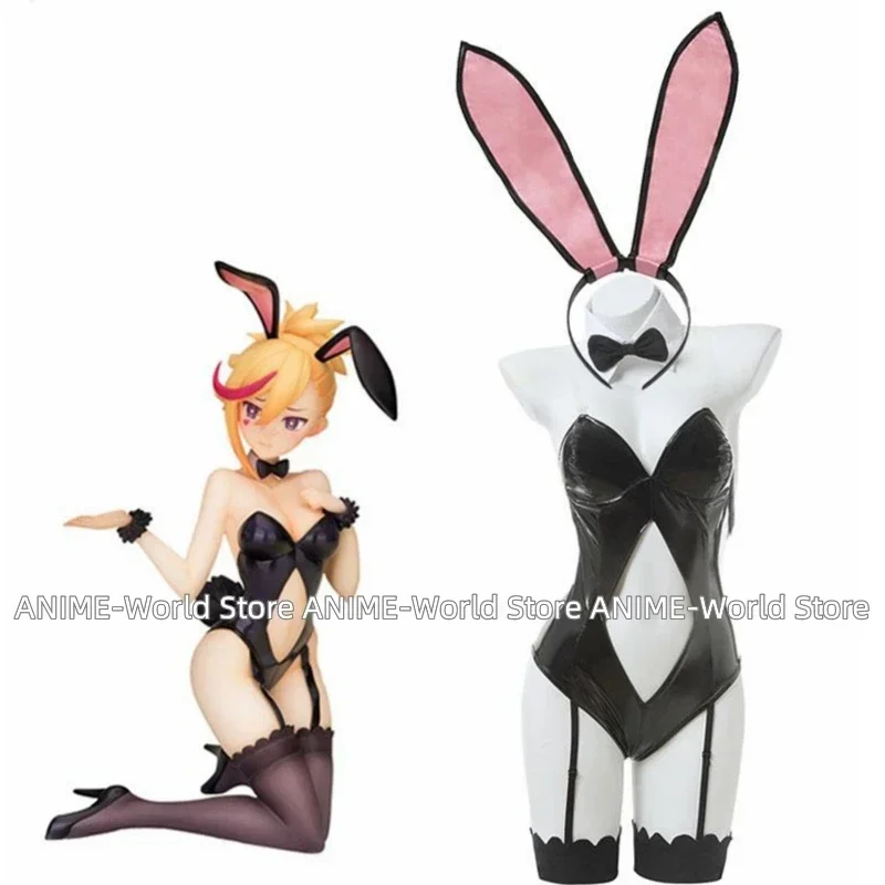

Anime bunny girl Jean custom black jumpsuit cosplay dress