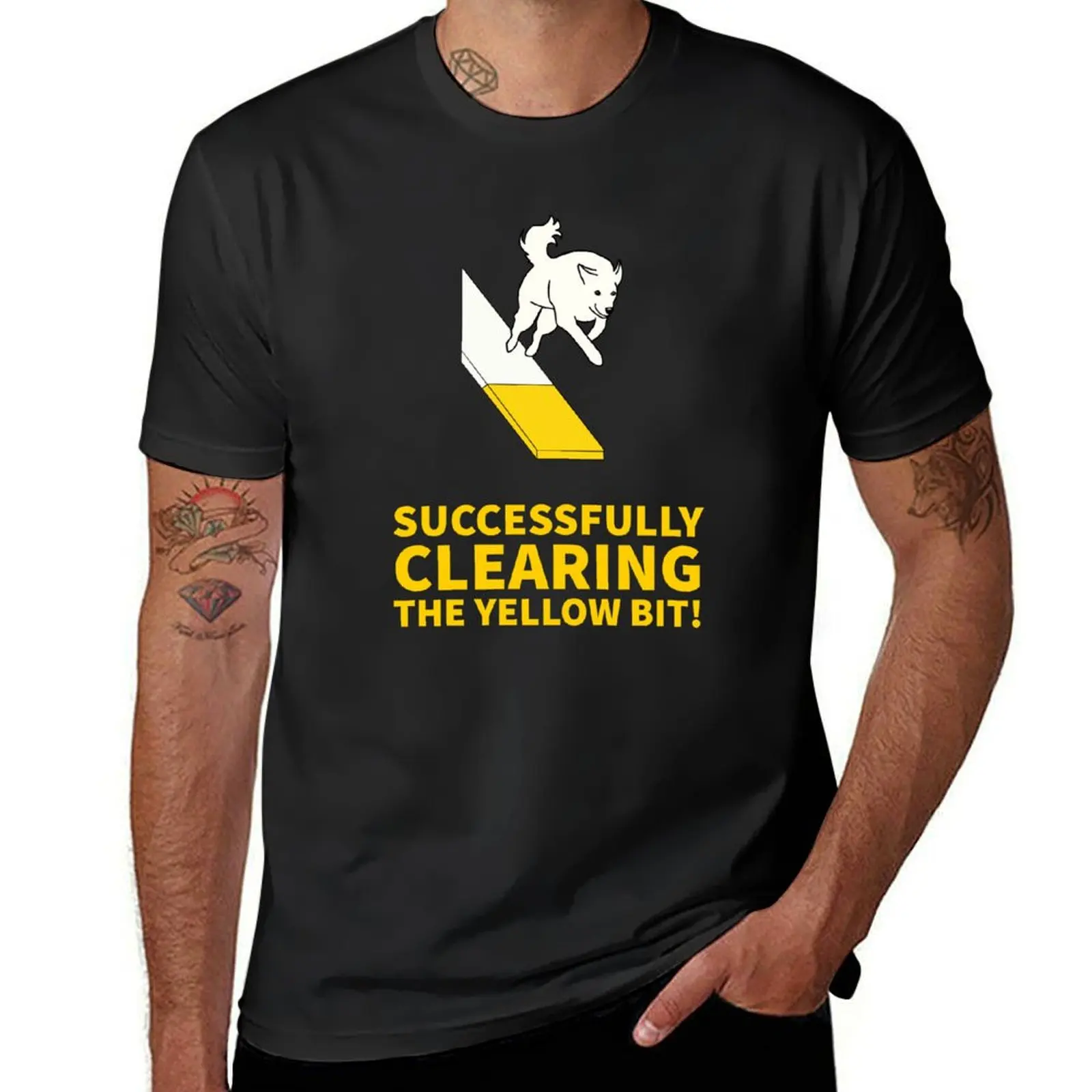 

Clearing the yellow! T-shirt sweat new edition Men's t-shirts