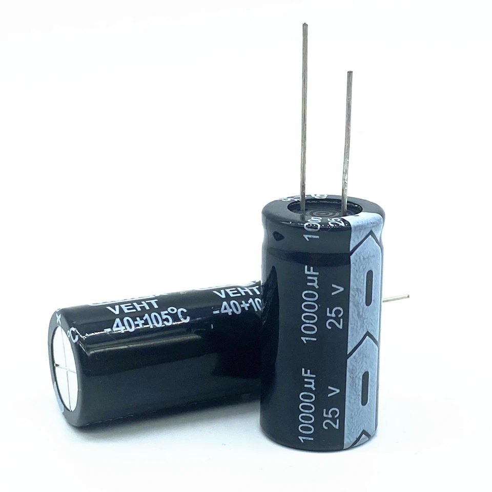 35V 10000UF Condensatori Elettrolitici In Alluminio, 5 Pezzi Condensatore Elettrolitico In Alluminio 18 * 35mm, Plug-In Electrolytic Capacitor Condensatore Elettrolitico Ad Alta Frequenza - Foto 7