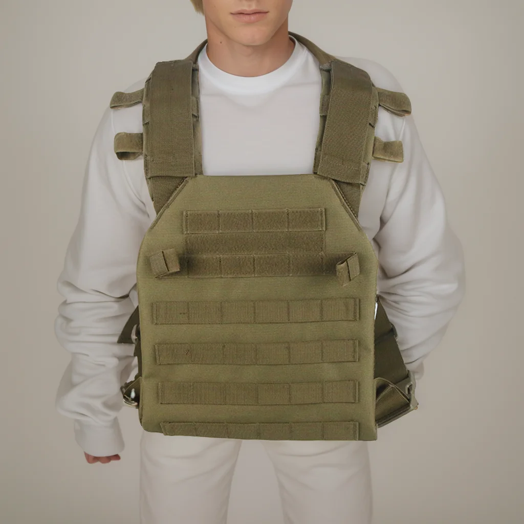 

Tactical Vest Outdoor Adventure Safety Training Vest Military Men Hunting Vest Camping Hiking Accessories Functional Chest Bag