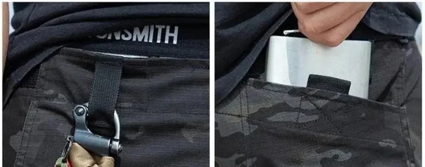 Taktische Herrenhose Wasserdicht Kampfhose Outdoor Multi-Pocket Strapazierfähige Cargohose – Detail 14