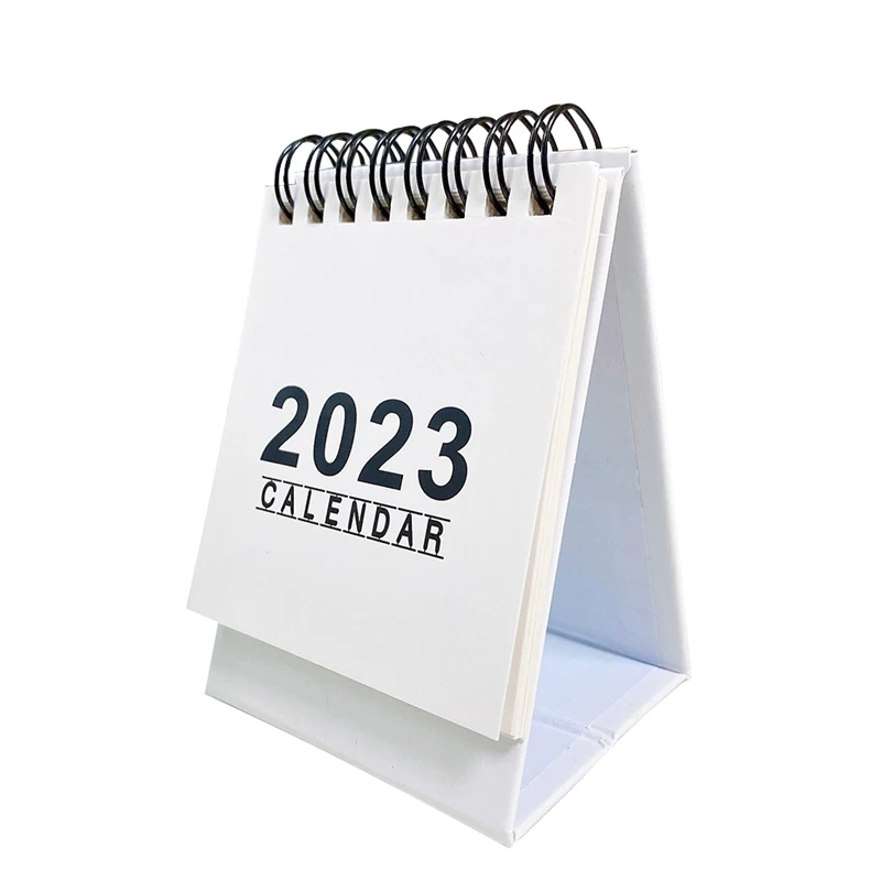 

10Pcs Mini Desk Calendar 2023 Runs From Now Until December 2023 Desk Calendar Creative Simplicity Desk Calendars For Gifts White