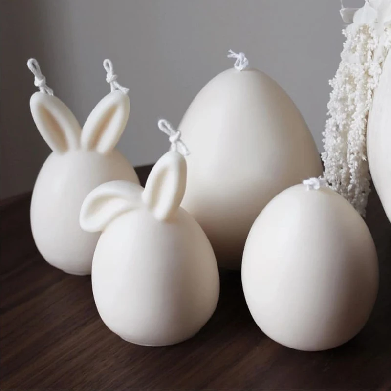 Stampi Per Stampi In Silicone Per Candele Pasquali A Forma Di Coniglio A Forma Di Coniglio A Forma Di Uovo 2023 Coreano Grande Forma Di Fondente Per C