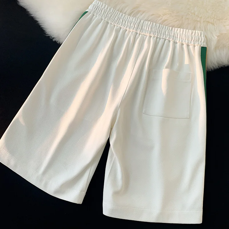 Shorts Mens 2023 Pants Korea Fashion Clothing New Summer Mens Sweatpants Streetwear Beach Short Pants For Men Wide Leg Pants